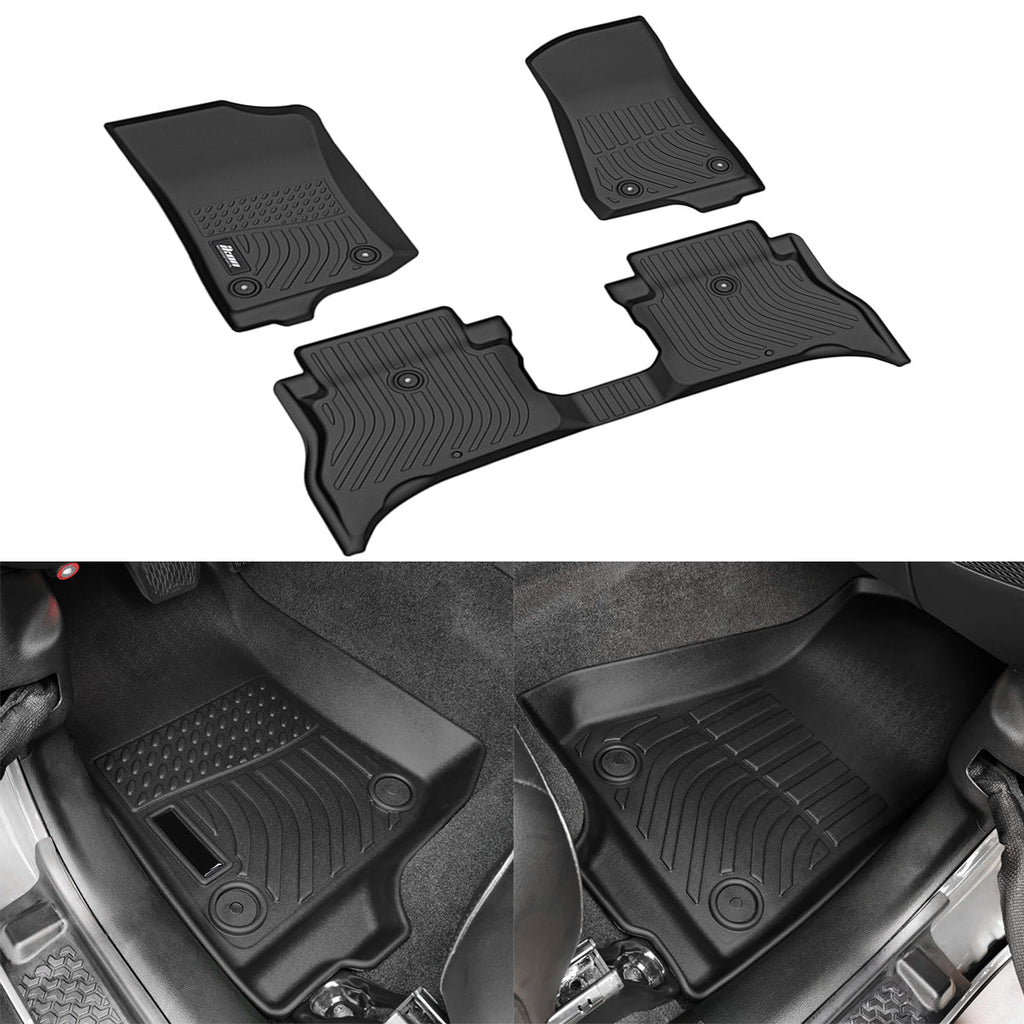 Car Floor Mat for 2021-2025 Jeep Wrangler 4xe All Weather 3D Liner TPE