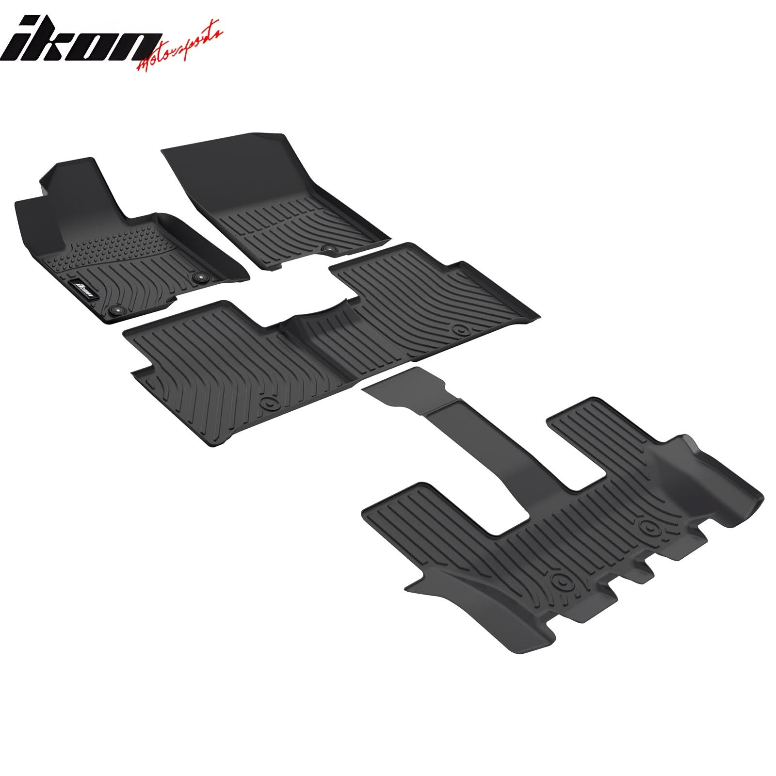 2021-2025 Kia Sorento All Weather TPE Floor Mats 3D Molded Carpets 4PC