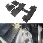 2020-2025 Kia Telluride 7 & 8 Seats Heavy Duty TPE Floor Mats 3D Liner