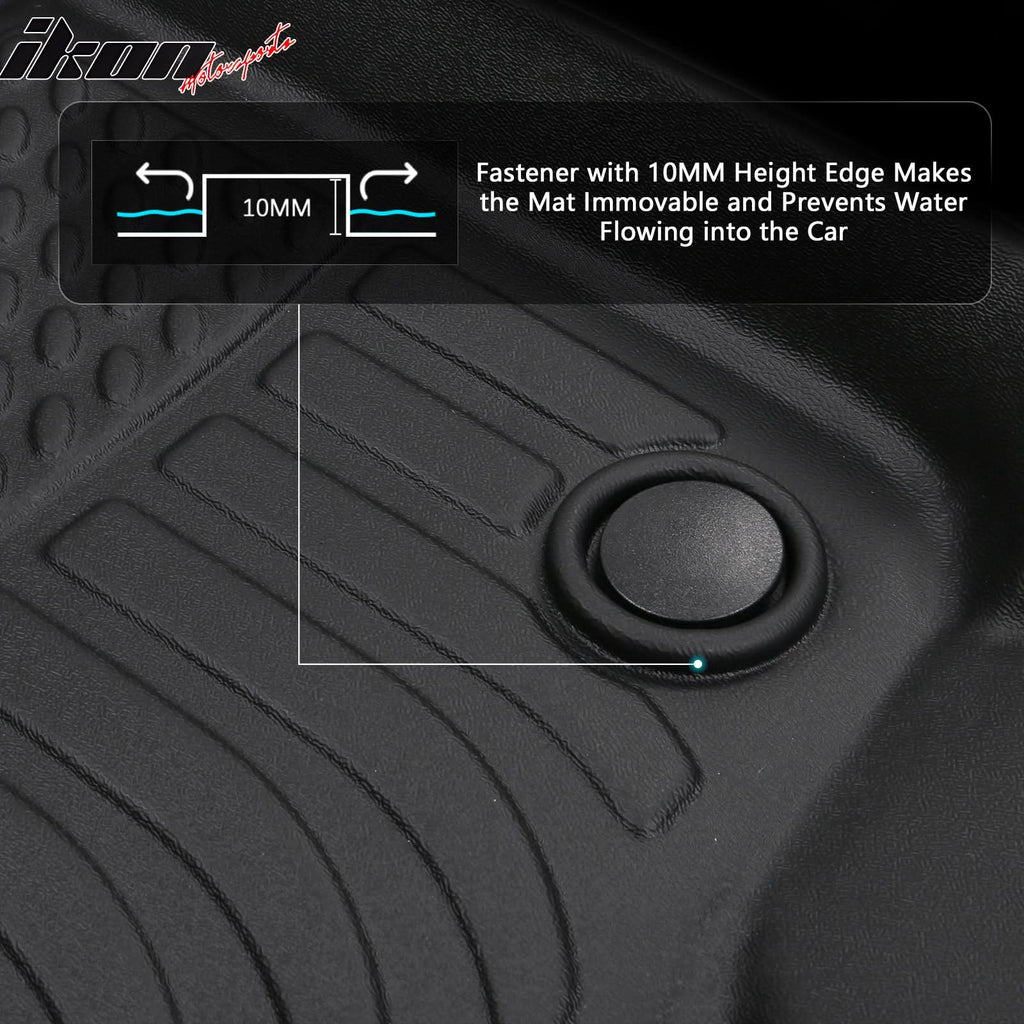 2022-2024 Rivian R1S 3D Molded Floor Mats All Weather Carpet TPE 4PCS