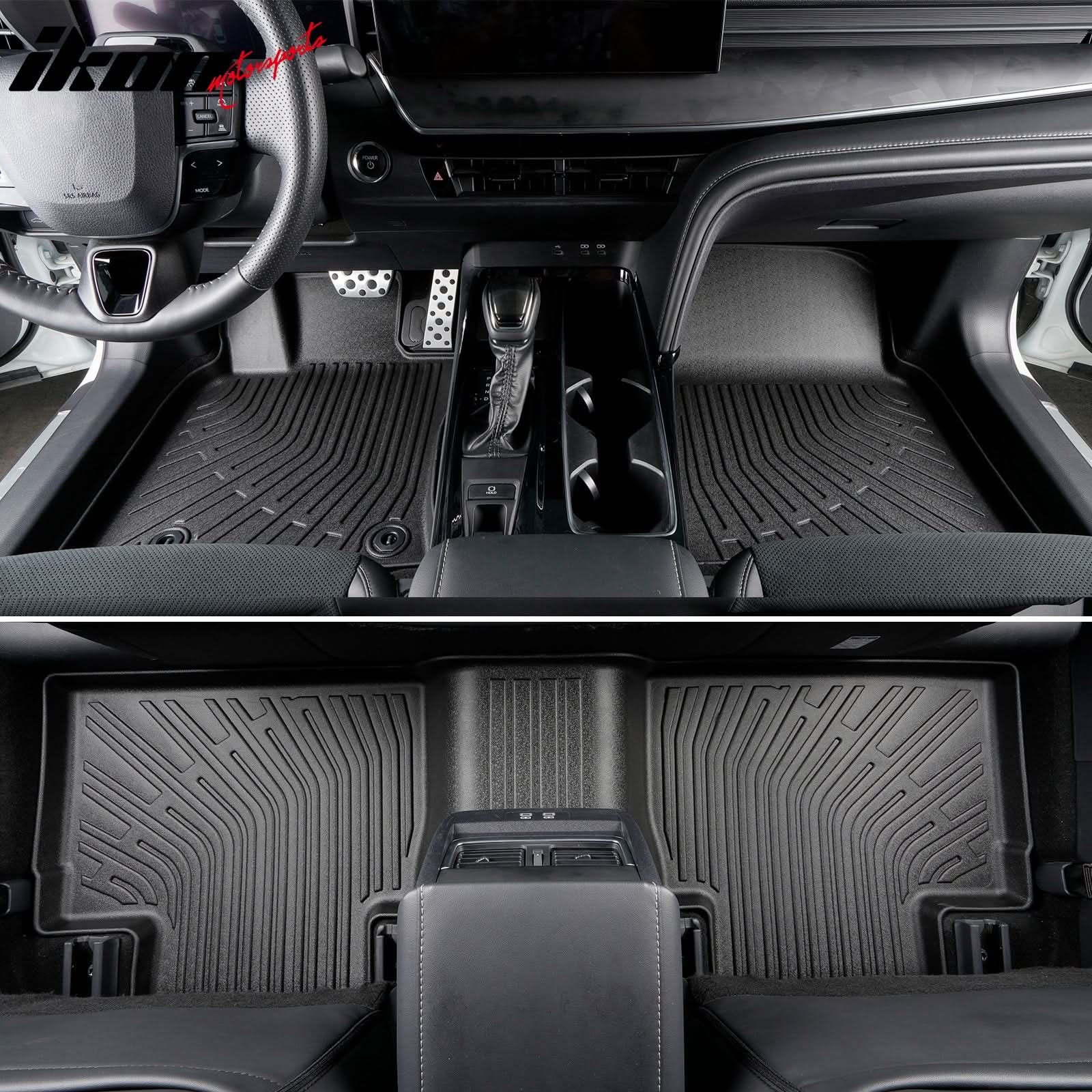 2025 Toyota Camry Hybrid 3D Molded Floor Mats All Season Carpets TPE