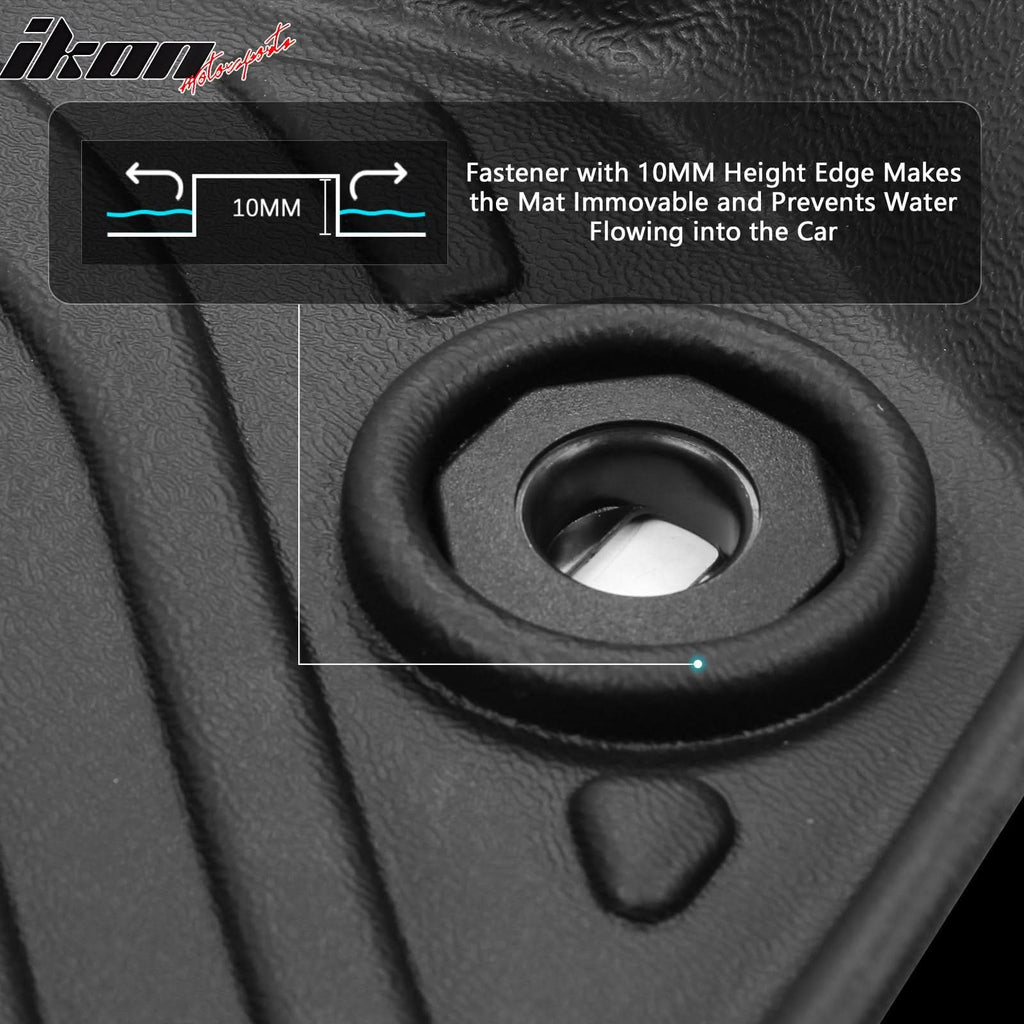 2022-2024 Corolla Cross FWD 3D TPE Floor Mats 1st 2nd Row Carpet 3PC