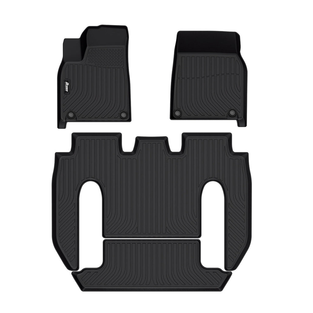 Car Floor Mat for 2022-2024 Tesla Model X 6 Seats All Weather 3D TPE