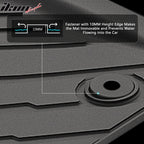 2024-2025 Toyota Tacoma Crew Cab 3D Floor Mats All Weather Carpets TPE