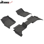 2024-2025 Toyota Tacoma Crew Cab 3D Floor Mats All Weather Carpets TPE