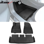 Car Floor Mat for 2017-2023 Tesla Model 3 All Weather 3D Injection TPE
