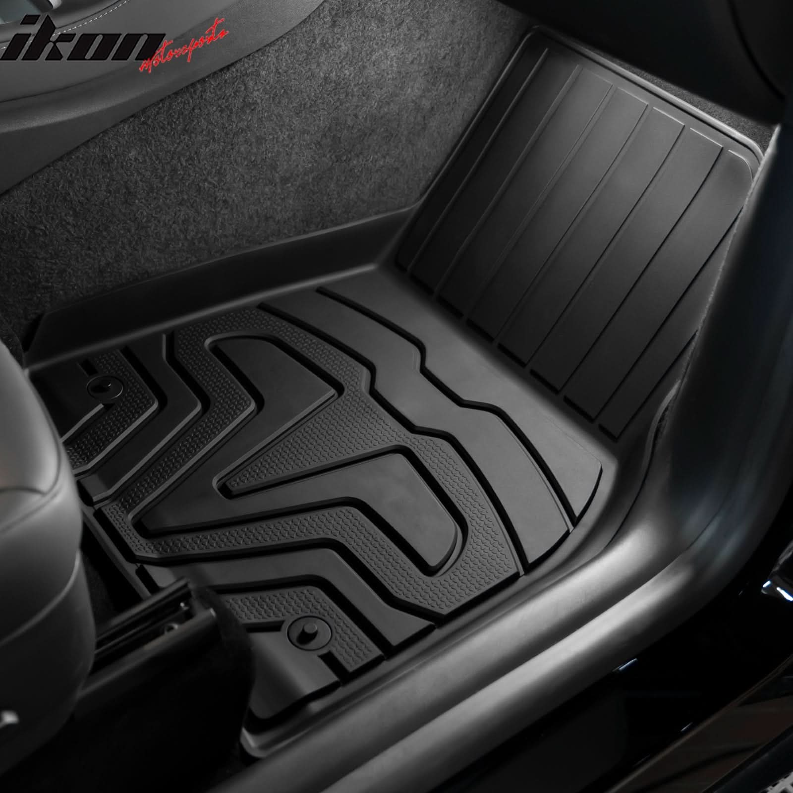 2020-2024 Tesla Model Y Floor Mats 3D TPE All Weather 3PC Set Carpets