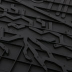 2018-2025 Jeep Wrangler JL Unlimited 4Dr Floor Mats Black Gray TPE