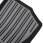 2018-2025 Jeep Wrangler JL Unlimited 4Dr Floor Mats Black Gray TPE
