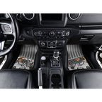 2018-2025 Jeep Wrangler JL Unlimited 4Dr Floor Mats Black Gray TPE