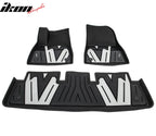 2024-2025 Tesla Model 3 3D Floor Mats Liner Black& Gray TPE Injection