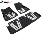 2024-2025 Tesla Model 3 3D Floor Mats Liner Black& Gray TPE Injection