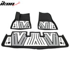 2024-2025 Tesla Model 3 3D Floor Mats Black Gray White TPE Injection