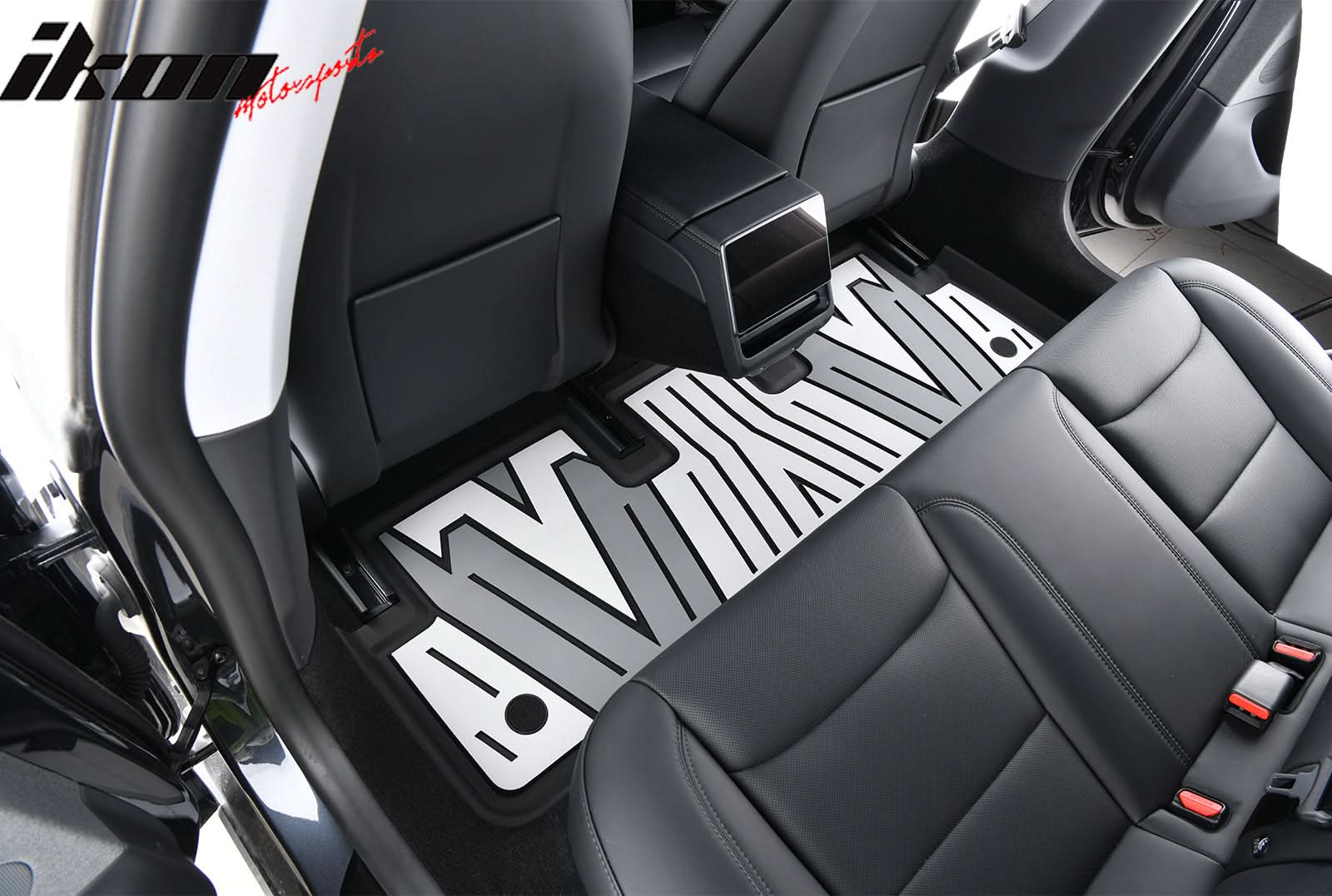 2024-2025 Tesla Model 3 3D Floor Mats Black Gray White TPE Injection