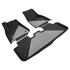 2020-2024 Tesla Model Y 3D Floor Mats Liner Black& Gray TPE Injection
