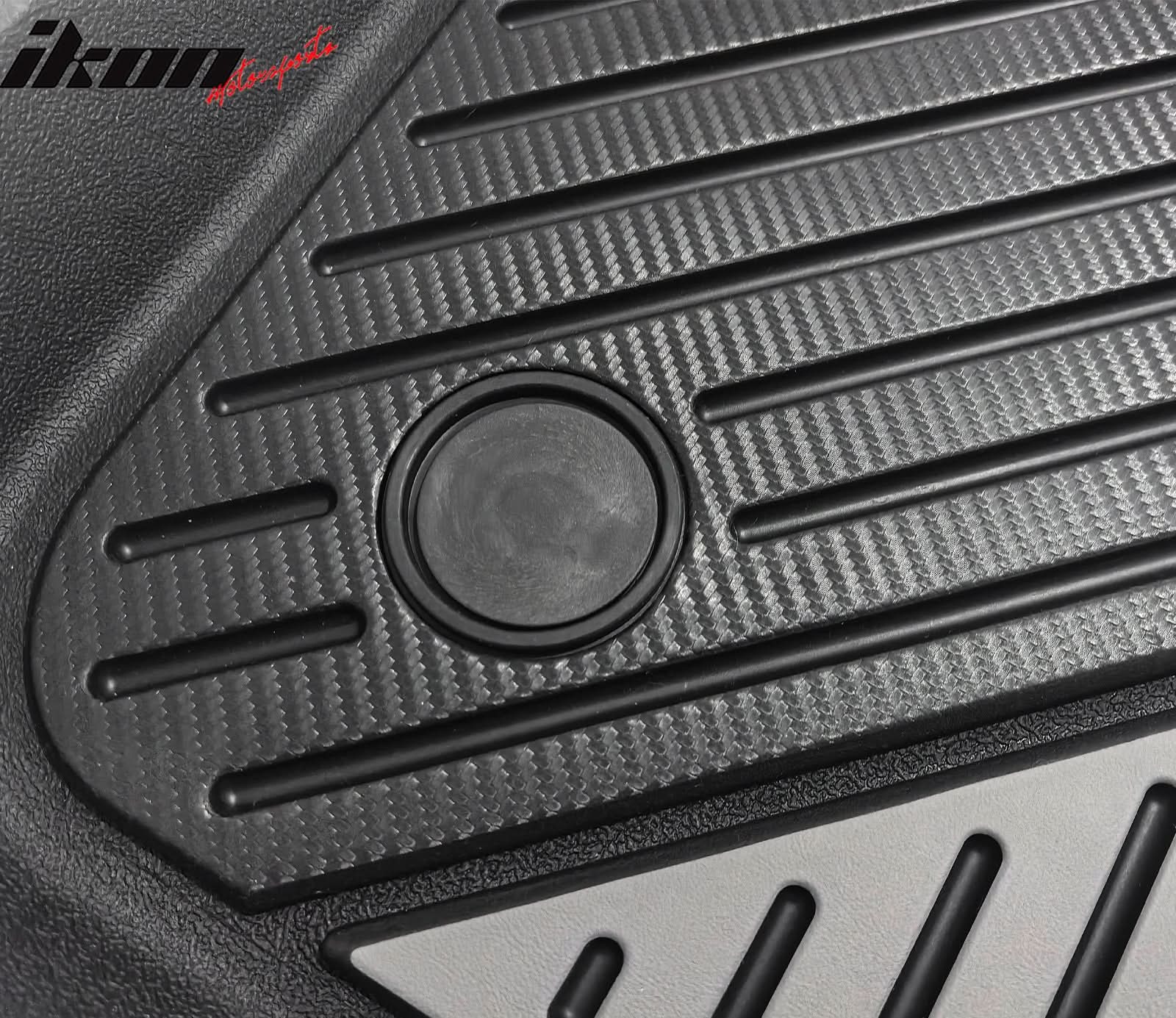 2020-2024 Tesla Model Y 3D Floor Mats Liner Black& Gray TPE Injection