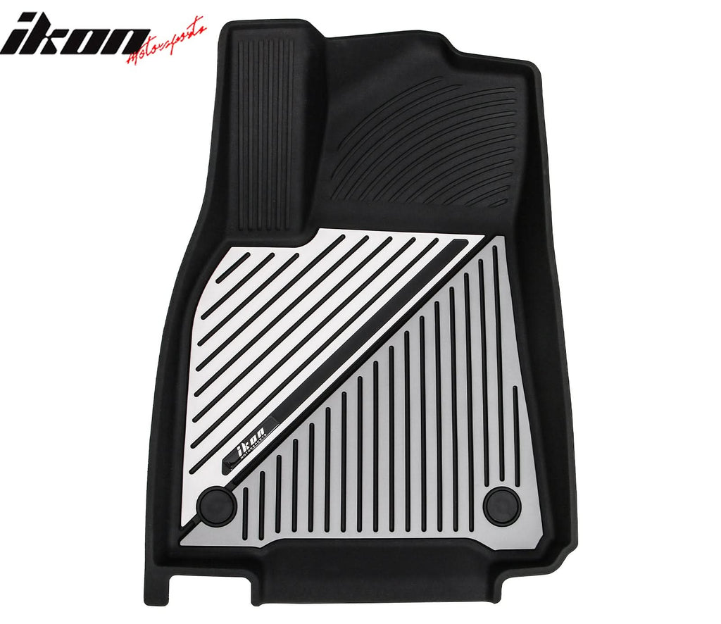 2020-2024 Tesla Model Y 3D Floor Mats Black& Gray& White TPE Injection