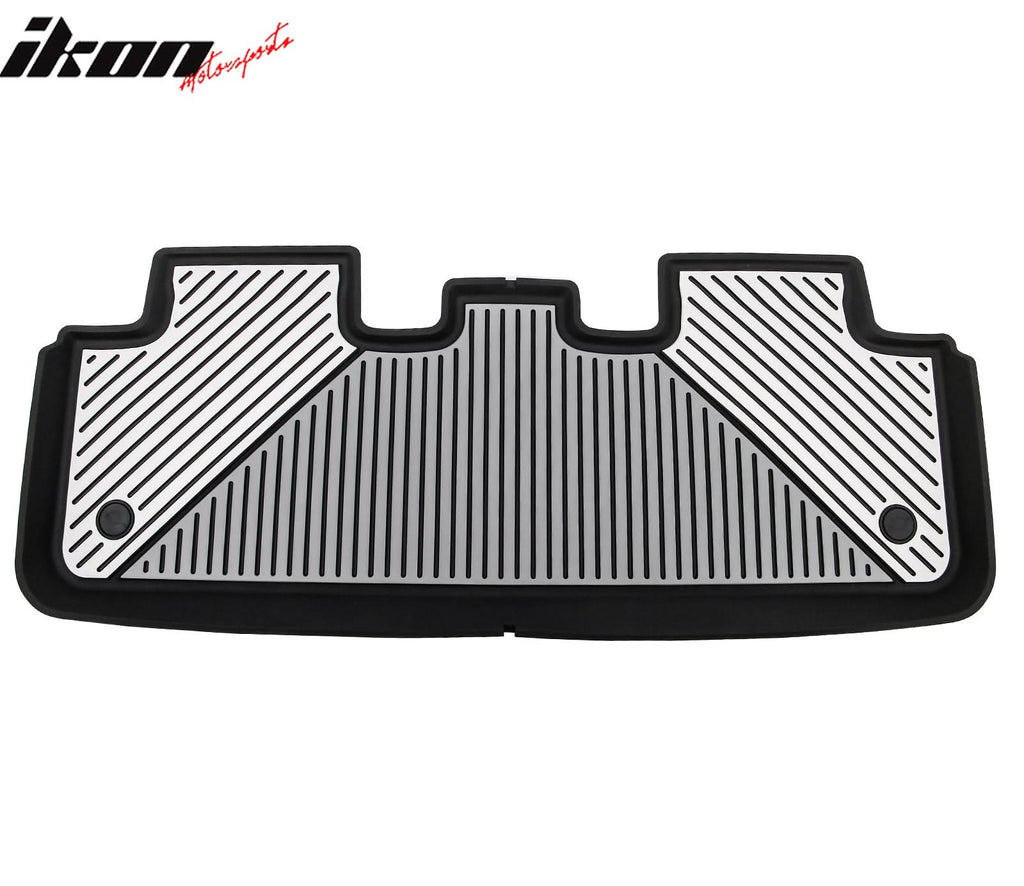 2020-2024 Tesla Model Y 3D Floor Mats Black& Gray& White TPE Injection