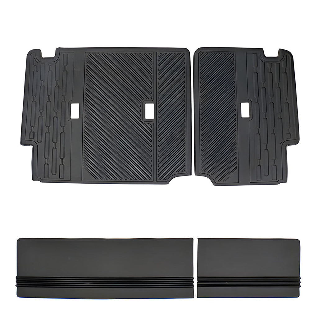 2021-2025 Ford Bronco 4Dr Black TPE Rear Seat Protector Backrest Cover