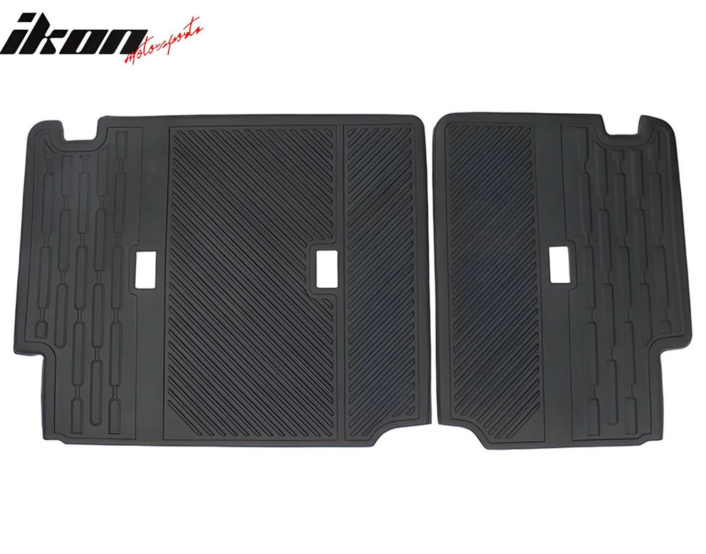 2021-2025 Ford Bronco 4Dr Black TPE Rear Seat Protector Backrest Cover