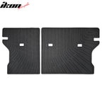 2022-2024 Toyota Corolla Cross Backrest Mats Rear Seat Liner Black TPE