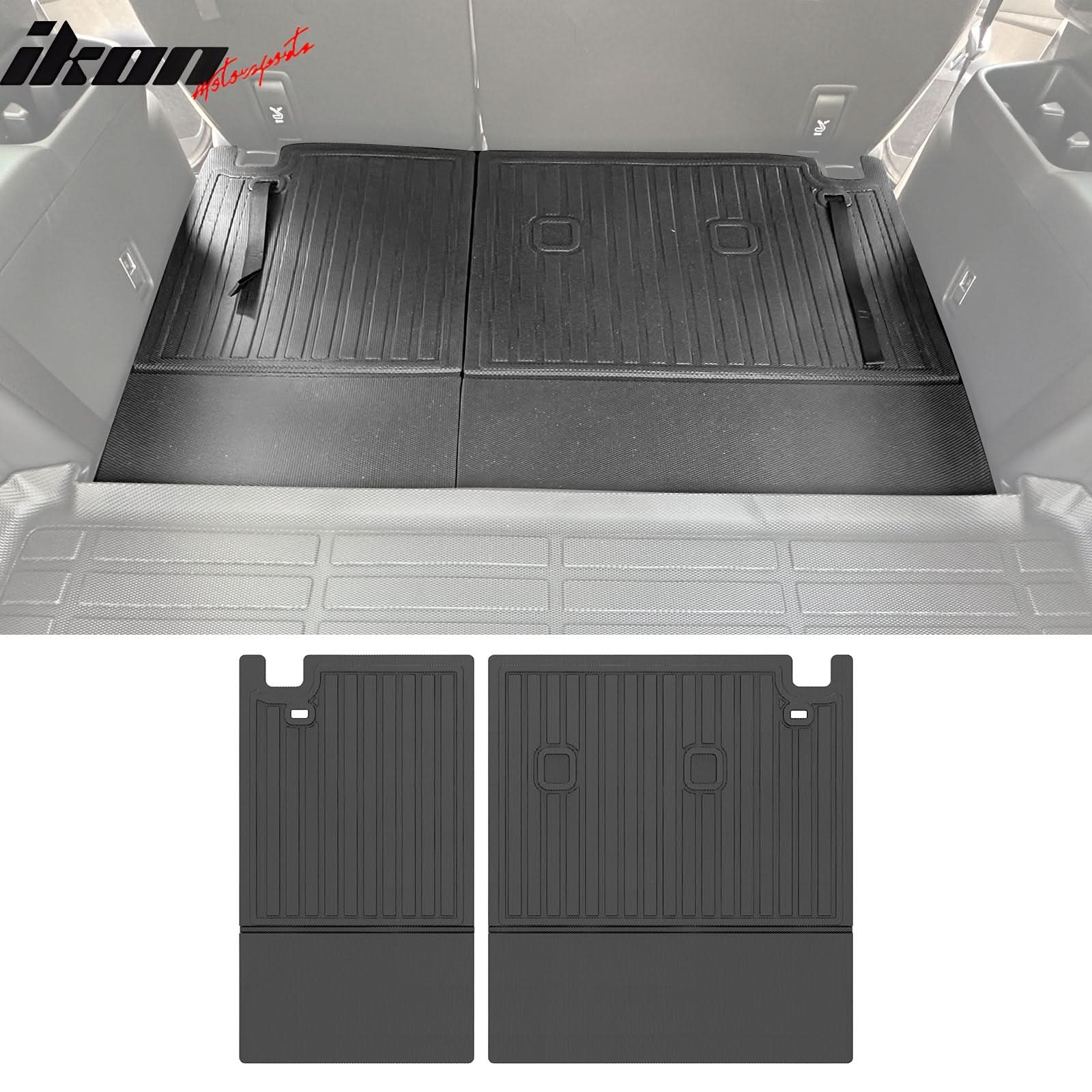 2019-2024 Toyota RAV4 All Models 2PCS Backrest Mats Liner Black TPE