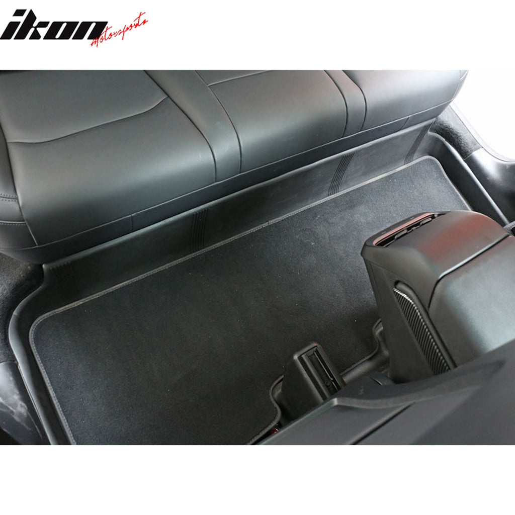 Car Floor Mat for 2017-2023 Tesla Model 3 Black Rear Anti-kick TPE