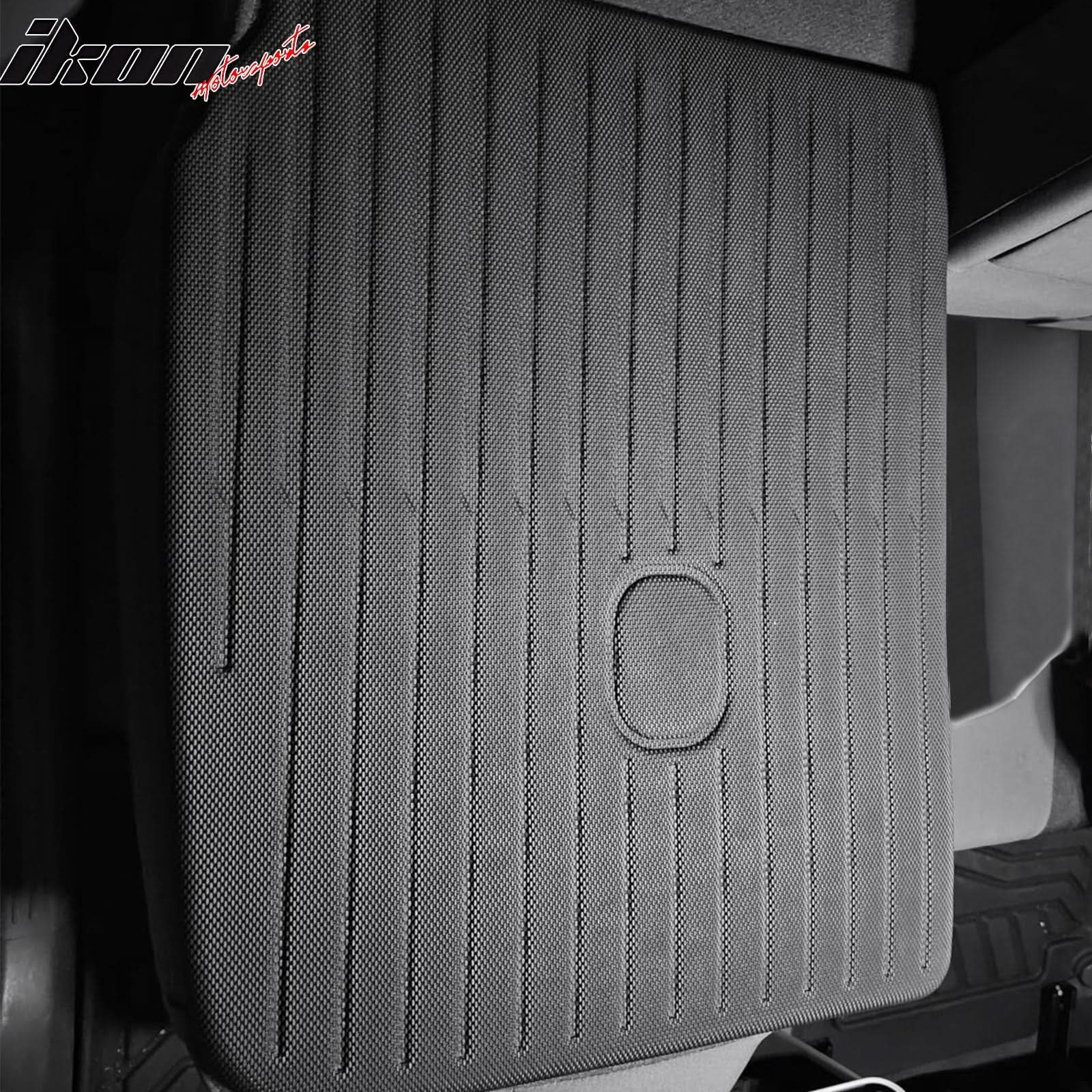2022-2024 Hyundai Ioniq 5 2PCS All Weather Backrest Mats Black XPE