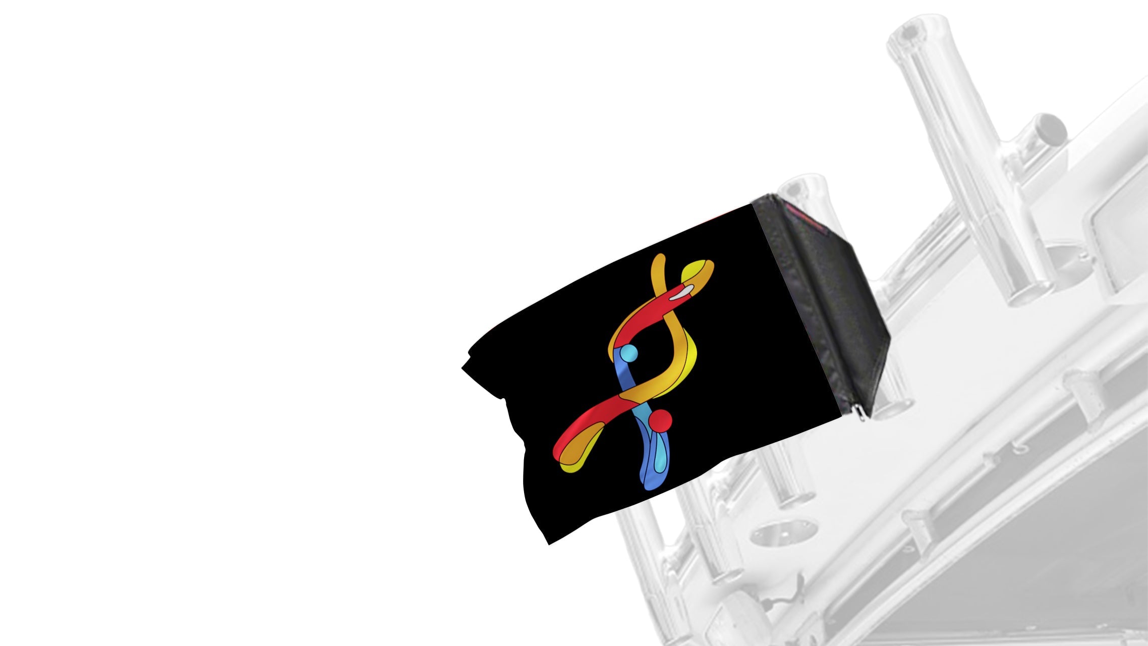 DYRK1A 12"x18" Forever Wave Flag for Boats
