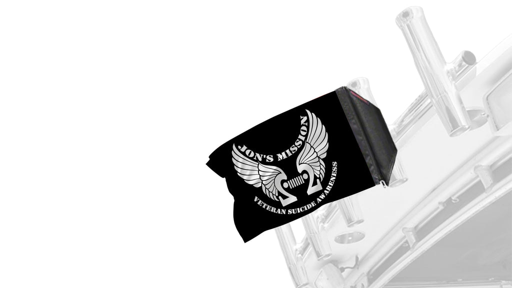 Jon's Mission 22 12"x18" Forever Wave Flag