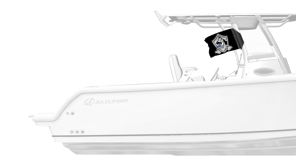 Protection4Paws 12"x18" Forever Wave Flag for Boats