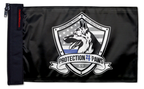 Protection4Paws 12"x18" Forever Wave Flag for Jeep Wrangler JK 2-Door 2007-2018