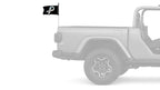Support Cancer Awareness 12"x18" Forever Wave Flag for Jeep Wrangler TJ 1996-2006