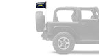 Los Angeles Chargers 11"x17" Forever Wave Flag for Jeep Wrangler CJ-7 and CJ-8 1976-1986
