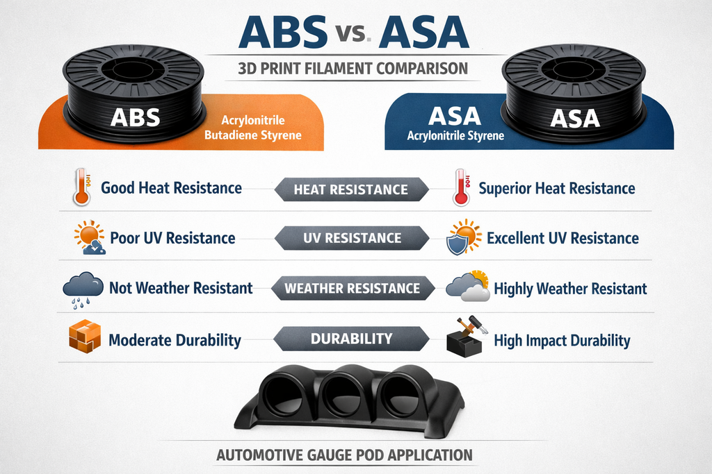 Corvette C5 Center Vent Gauge Pod for Dual 2 1/16" Gauges  by FI Performance