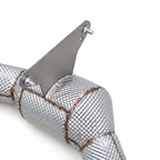 High Flow Catted Downpipe for Ferrari 488 3.9T V8 GTB Pista Spider - Bull Boost Performance