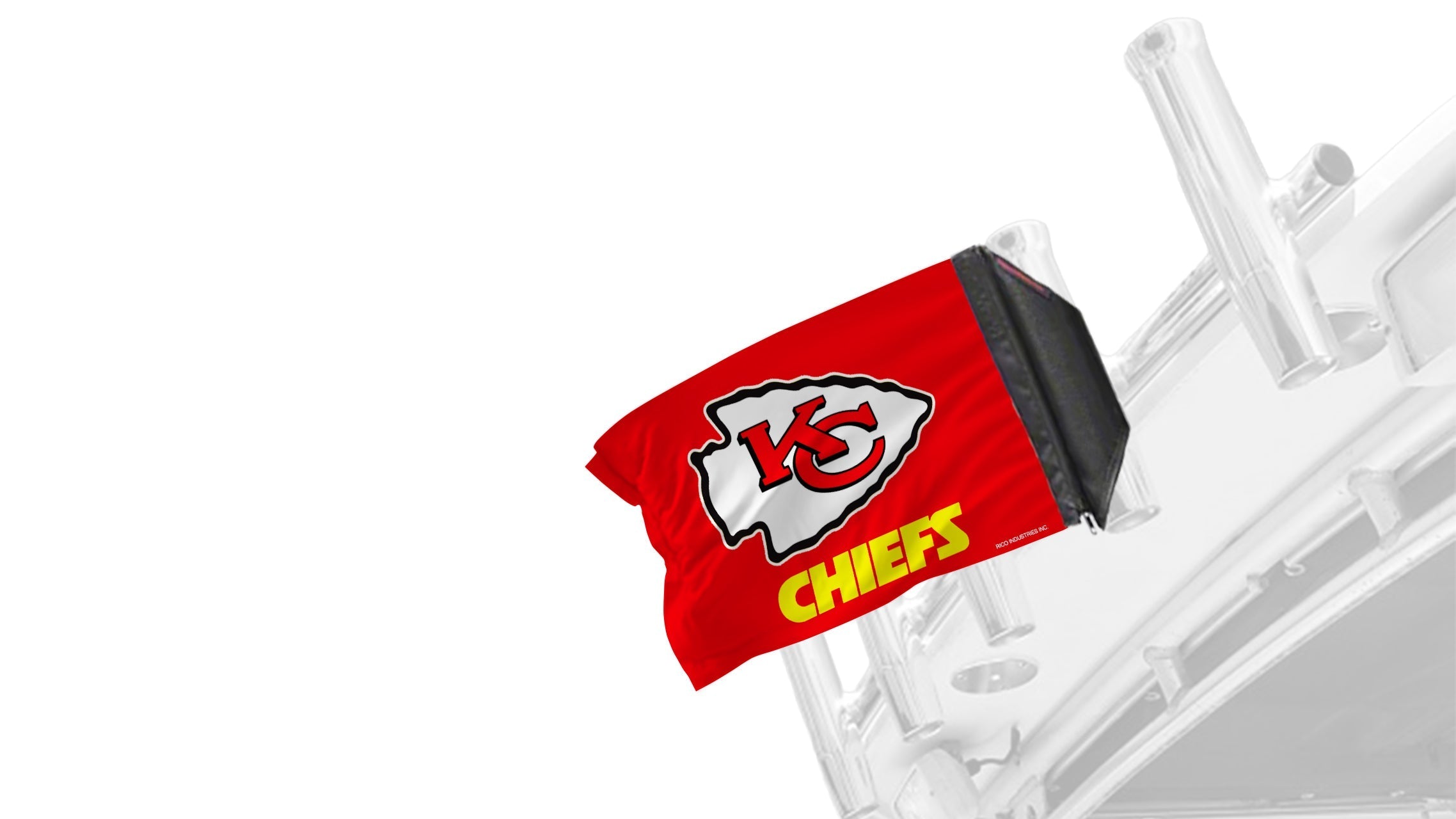 Kansas City Chiefs 11"x17" Forever Wave Flag for Boats