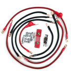 Jeep Cherokee Full Size SJ Big 7 Battery Cable Kit (1974-1983) by JS Alternators