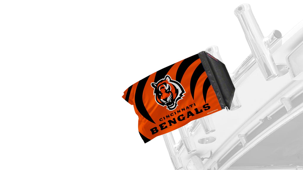 Cincinnati Bengals 11"x17" Forever Wave Flag for Boats