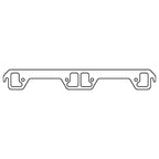 Cometic AMC 304-401CI V8 .043in Copper Exhaust Manifold Gasket Set - 1.880in Dogleg Ports
