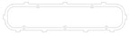Cometic Buick Big Block V8 .094in Fiber Valve Cover Gasket