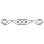 Cometic Chevy Gen-I Small Block V8 .043in Copper Exhaust Manifold Gasket Set - 1.500in Round Port