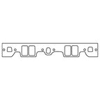 Cometic Chevy Gen1 Small Block V8 .060in Fiber Intake Manifold Gasket Set-Brodix IK 180/RR 180 Heads