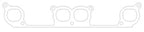 Cometic Chevy Gen1 Small Block V8 .064in ArmorCore Exhaust Manifold Gasket Set-Brodix GB 2000 Heads