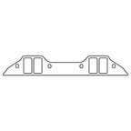 Cometic Chrysler BB B/RB V8 .060in Fiber Intake Mani Gasket Set-2.260in x 1.210in Rectangular Ports