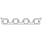 Cometic Chrysler Gen-2 Hemi .188in Fiber Intake Manifold Gasket Set-1.856in x 2.009in Rectangle Port