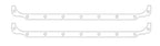 Cometic Chrysler R3 Block .094in Fiber Oil Pan Side Rail Gasket Set