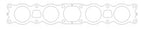 Cometic Ford 500 JC50 Pro Stock V8 .030in MLS Exhaust Manifold Gasket Set - 2.200in Round Port