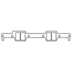 Cometic GM LT1/LT4 Gen-2 Small Block V8 .060in KF Intake Manifold Gasket Set-2.085in x 1.560in Ports