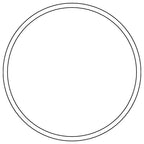 Cometic Holley 4500 Dominator .060in Fiber Air Cleaner Mounting Gasket - 7.3125in Diameter